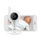 Babycall IP BabyCam med kamera og app forfra