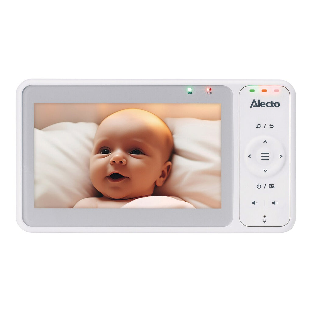 Bakside av Babycall med kamera DVM2050 med tilkoblinger