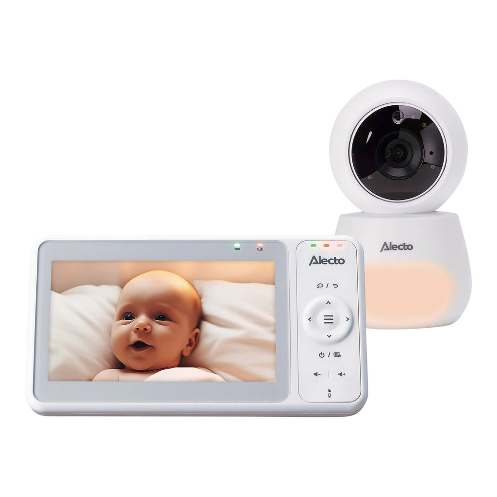 Babycall med kamera DVM2050 forfra med skjerm på