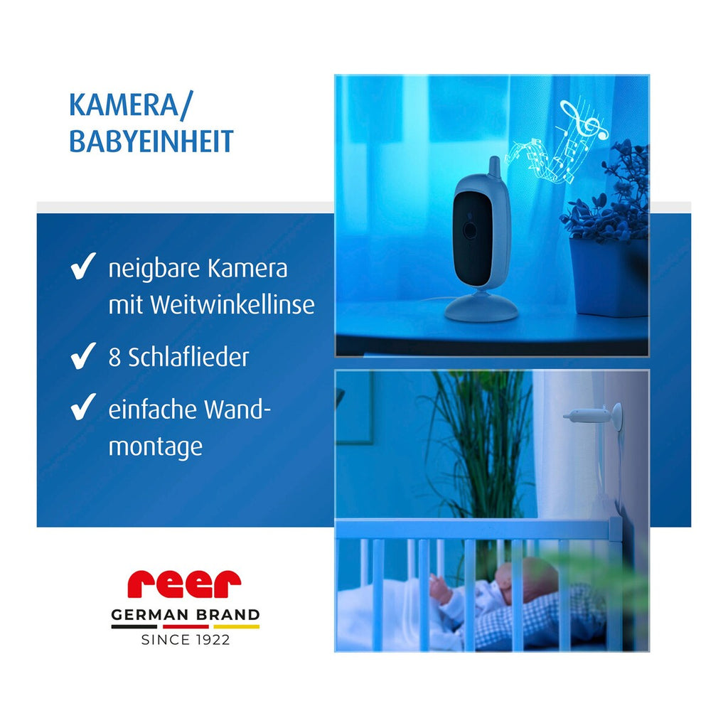 Visning av nattmodus på Babycall med kamera S og 2,4-tommers skjerm 300 m