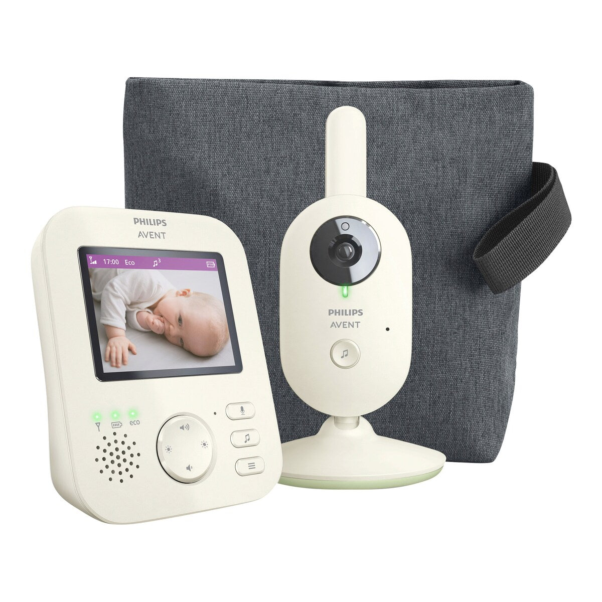 Babycall med kamera SCD882/26 2,8-tommers LCD forfra