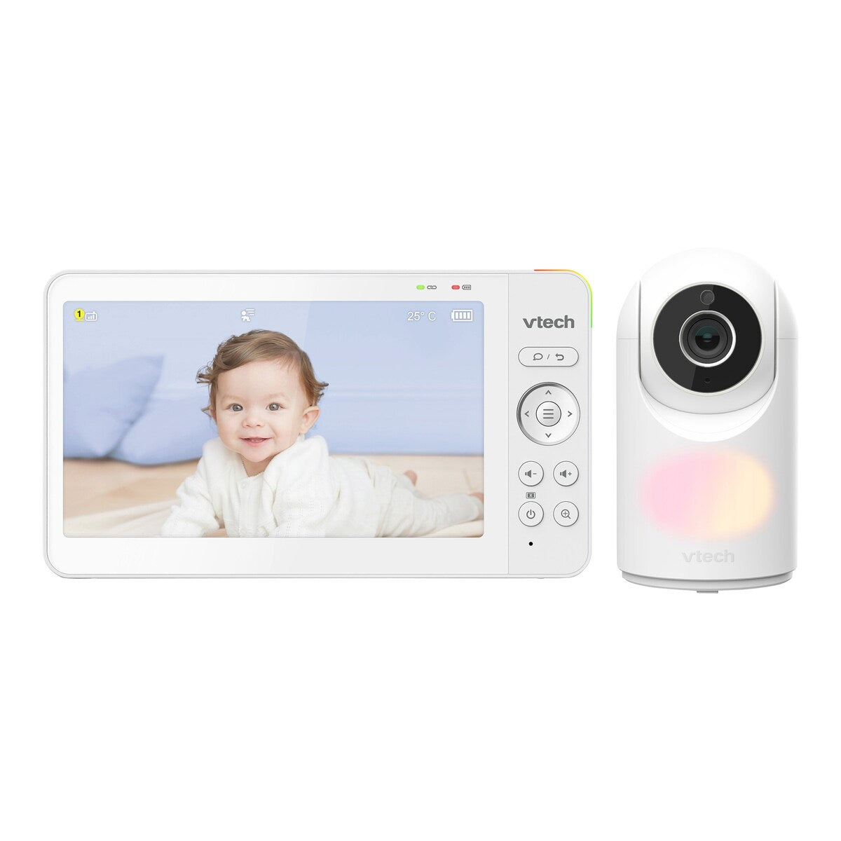Babycall med kamera VM7467 7" LCD forfra