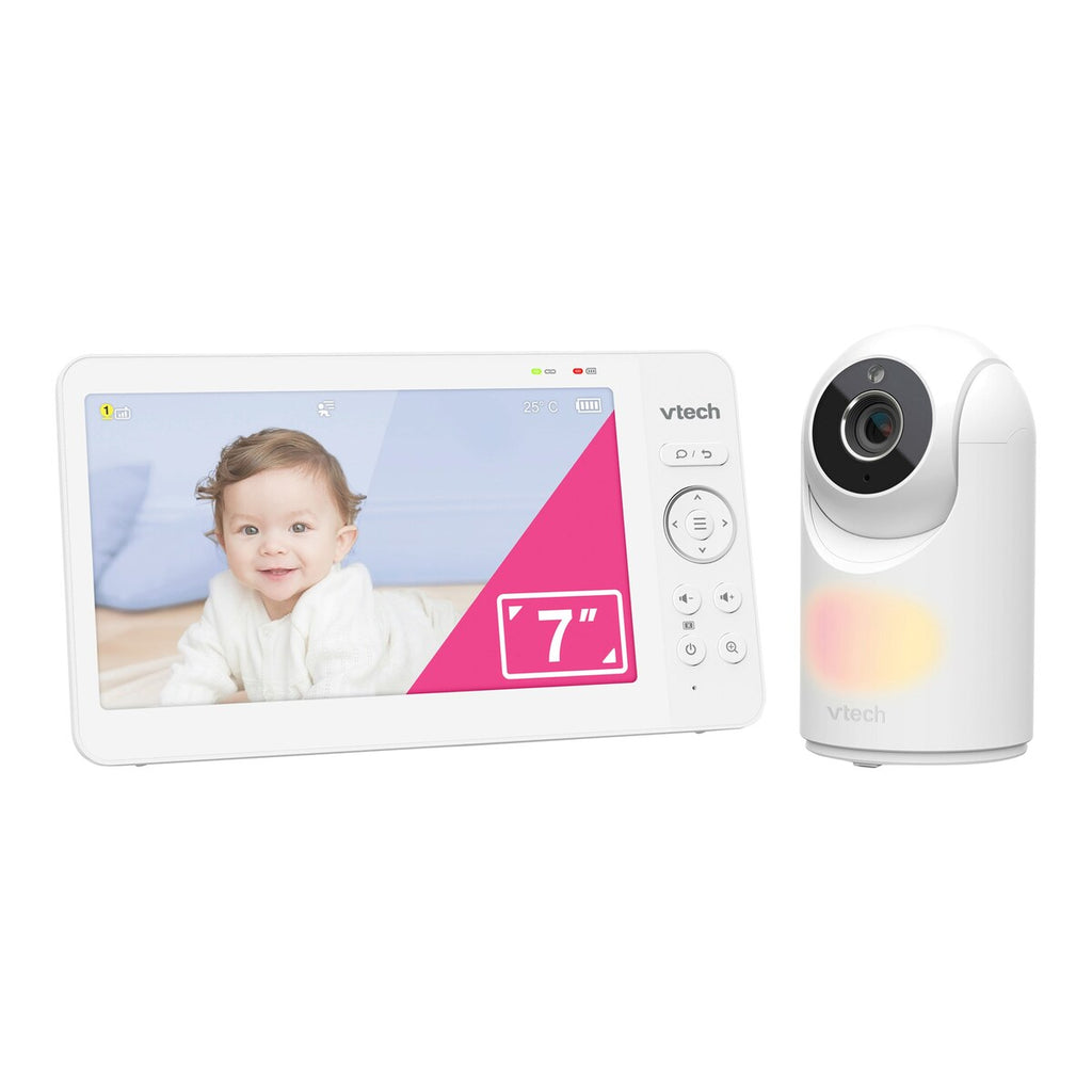 Babycall med kamera VM7467 7" LCD bakside