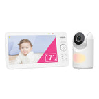 Babycall med kamera VM7467 7" LCD bakside