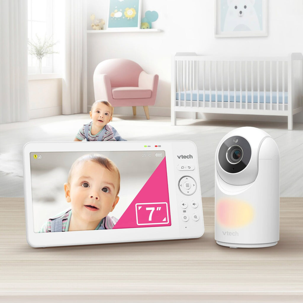 Montert Babycall med kamera VM7467 7" LCD i barnerom