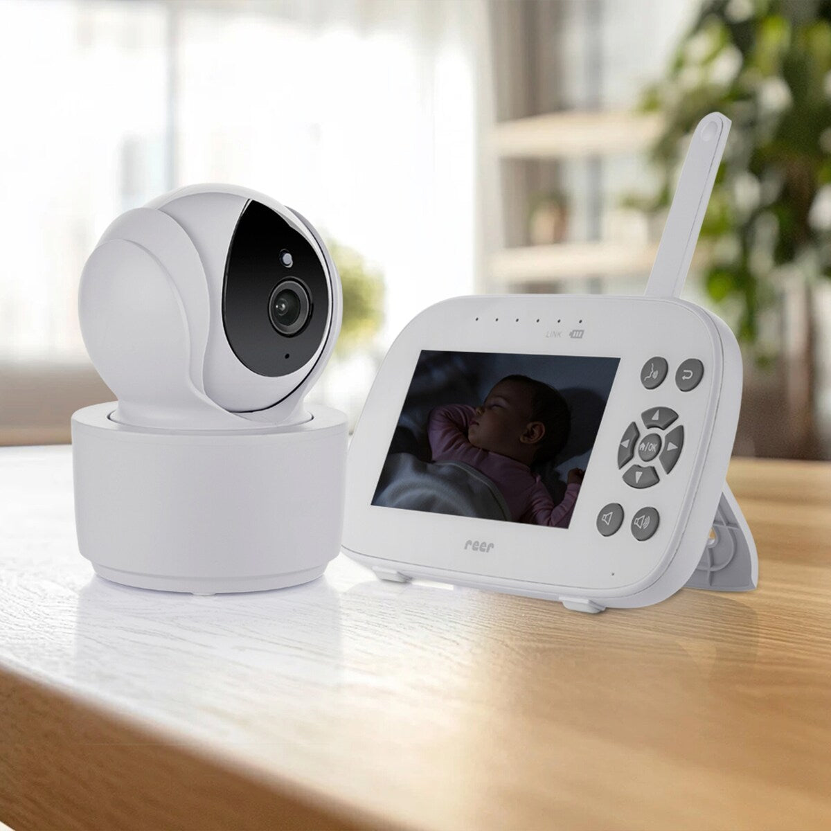 Detalj av kamera på Babycall med kamera XL Move