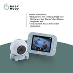 Babycall med kamera YOO Roll med USB-C ladekabler