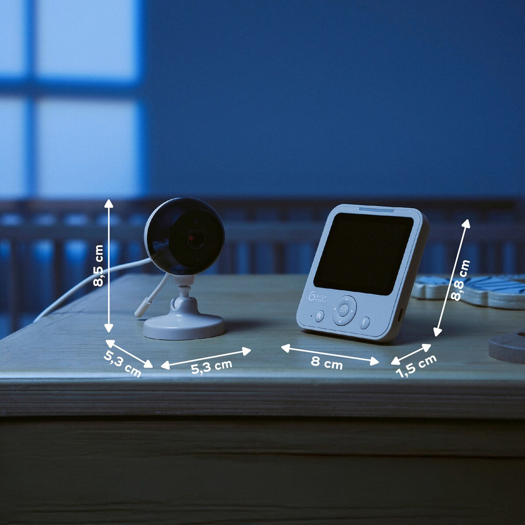 Babycall med kamera YOO START, 2,8" skjerm, 360° - Babymoov
