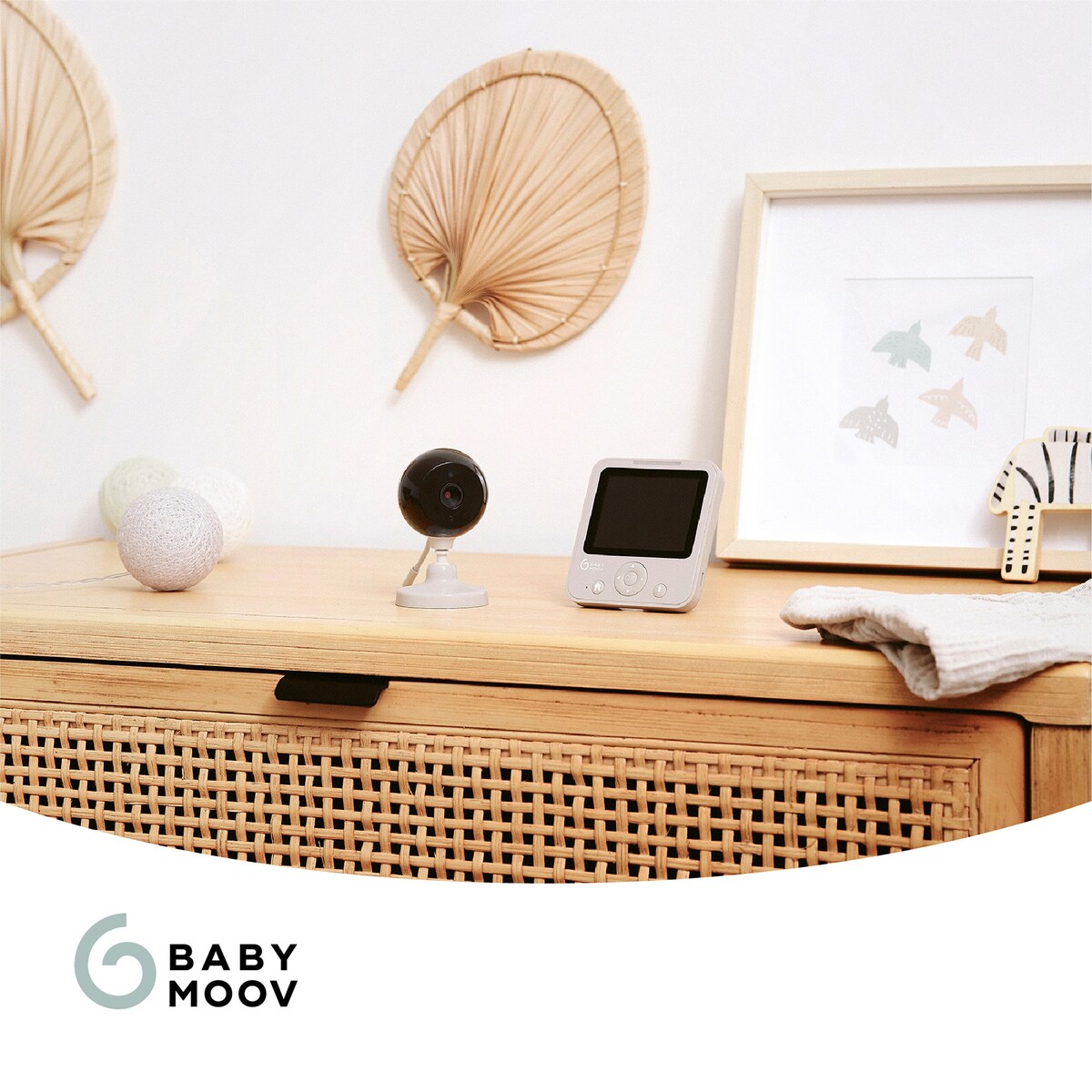 Babycall med kamera YOO START, 2,8" skjerm, 360° - Babymoov