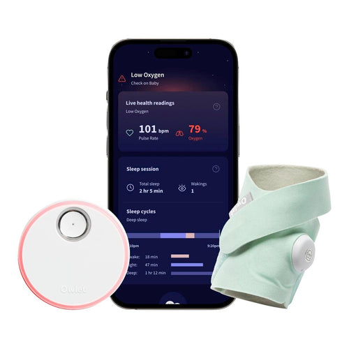 Babycall med pulsoksimeter Dream Sock 0-18 mnd bakside