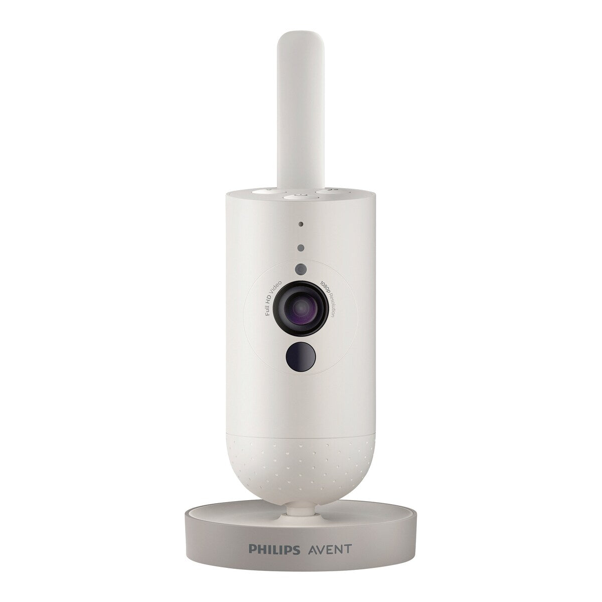 Bakside av Babycall Premium Connected SCD971/26 med tilkoblinger