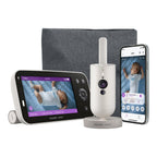 Montert Babycall Premium Connected SCD971/26 på vegg ved barneseng