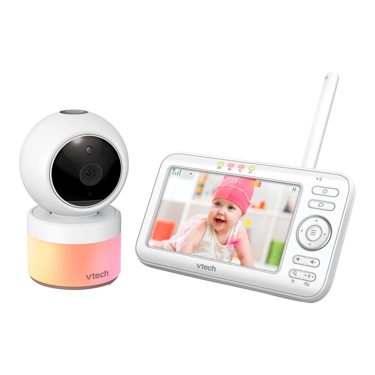 Babycall VM5463 med kamera og 5" fargeskjerm forfra