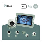 Bakside av Babycall Yoo Go Plus HD med 5-tommers skjerm