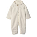 Babydress Briley med hette resirkulert polyester str. 68 forfra