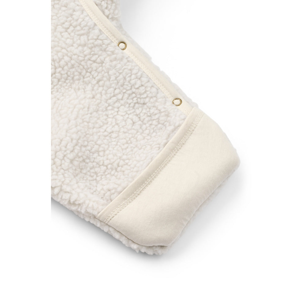 Babydress Briley med hette resirkulert polyester str 56 nærbilde av materiale