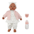 Babydukke Noa med smokk og flaske fra 18 mnd forfra