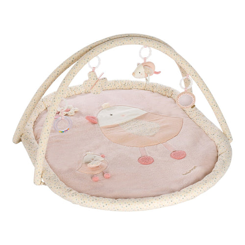 Babygym med 3D-aktivitetsmatte Vogel feehnLAND forfra