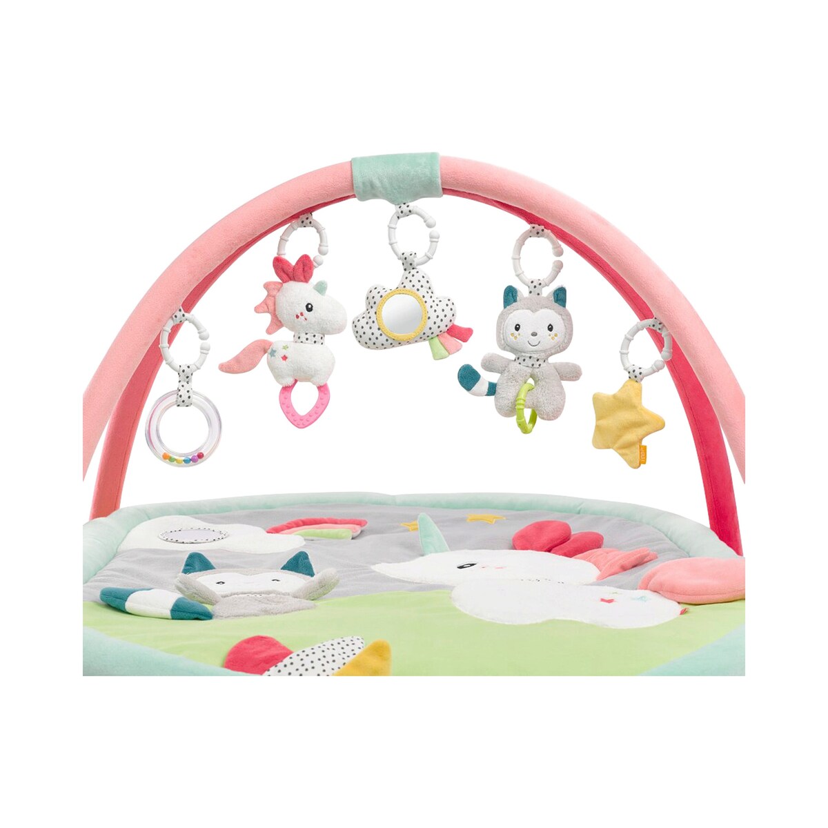 Babygym med 3D-aktivitetsteppe Aiko & Yuki bakside