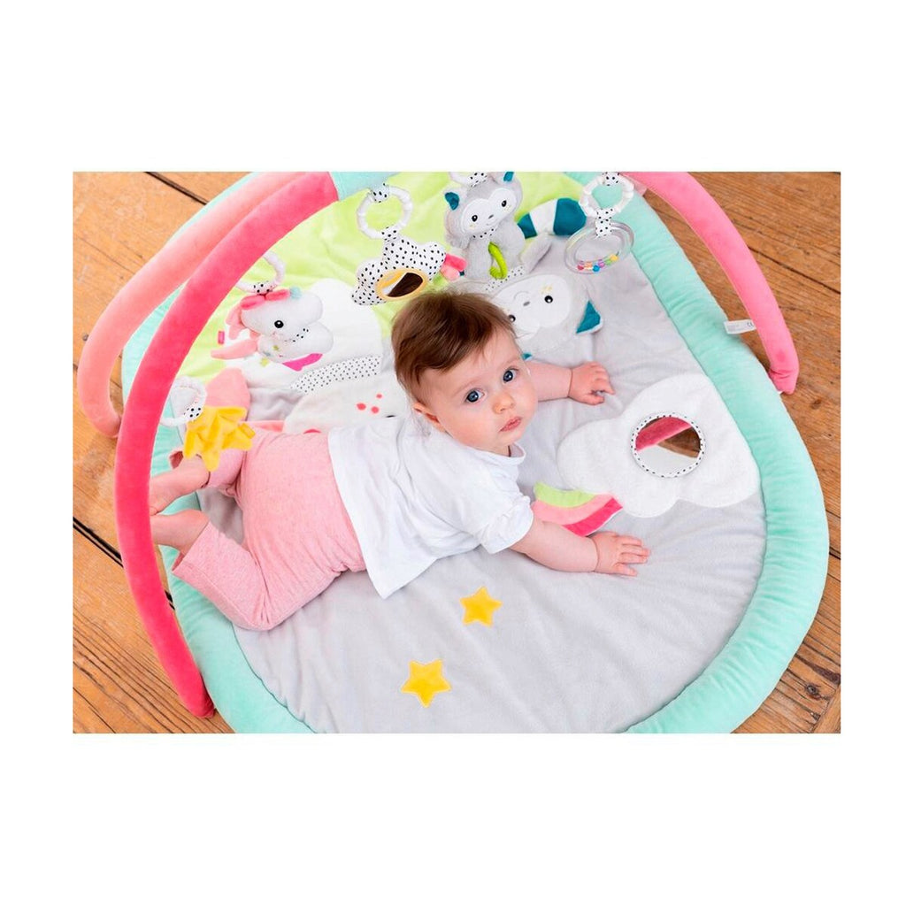 Babygym med 3D-aktivitetsteppe Aiko & Yuki med bæreveske