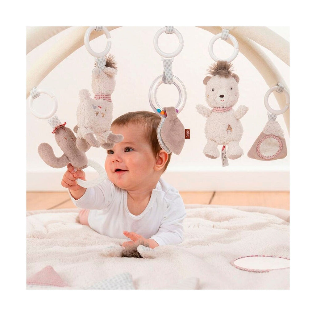 Babygym med 3D-aktivitetsteppe Peru 80x105 cm med leker