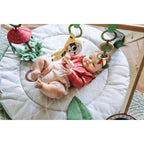 Babygym Boho Chic Luxe Gymini med trebue med knitrende blader