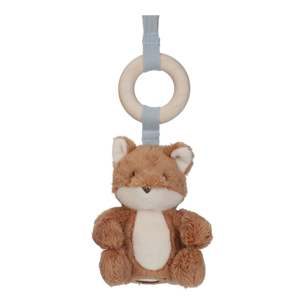 Babygym Forest Friends i tre med aktivitetsleker blå detalj av aktivitetsleker