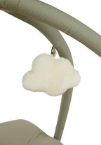 Babygym med lekematte Giraffe Kaya 100x80 cm med knitre-papir detalj