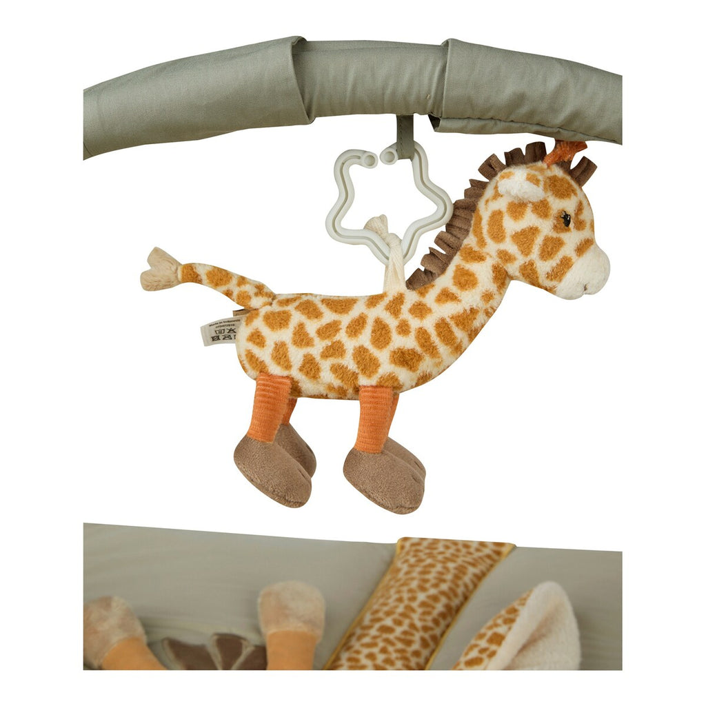 Babygym Giraffe Kaya med speilfolie og knitrende papir