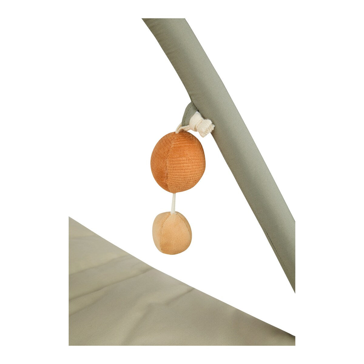 Rassel på Babygym Giraffe Kaya med lekematte