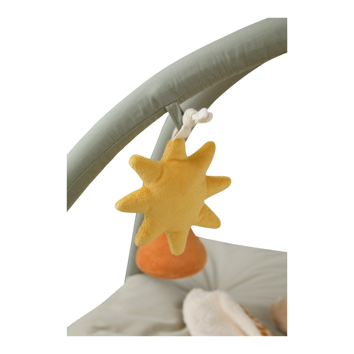 Babygym Giraffe Kaya med lekematte sett fra siden