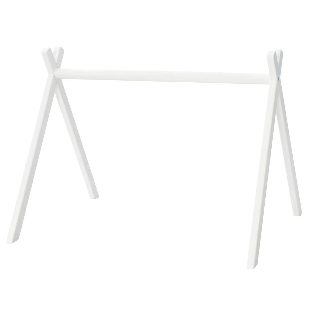 Babygym i hvitlakkert tre 52 x 70 x 50,5 cm fra fødsel foran