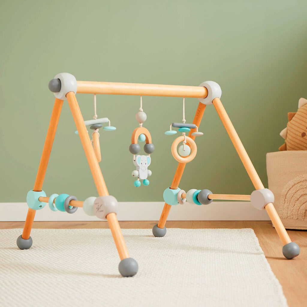 Babygym i tre 54x54x48 cm fra 0 mnd - Bieco lett vekt