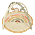 Babygym Jungle Rainbow med aktivitetsleker forfra