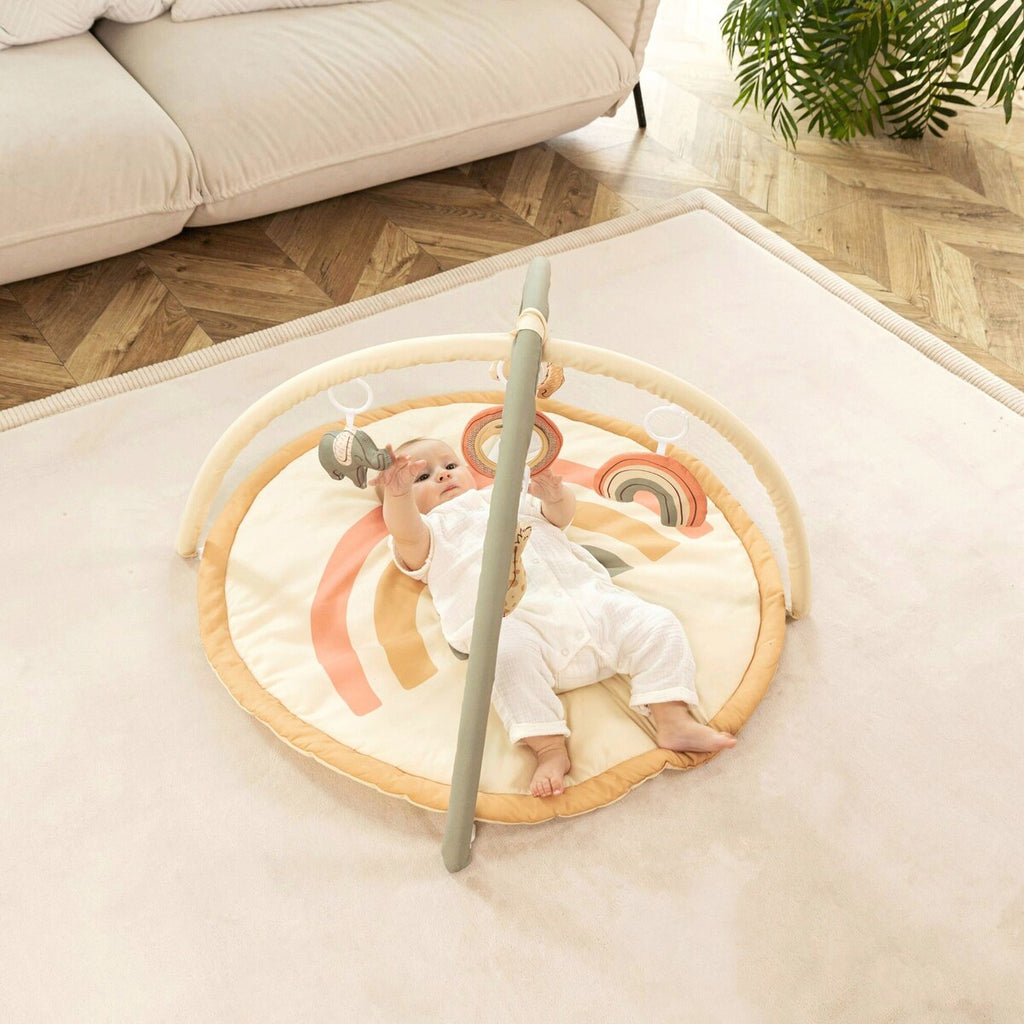 Babygym Jungle Rainbow med aktivitetsleker med hengeleker