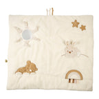 Detalj av lekebue på Babygym med krablematte TEDDY Ø 90 cm