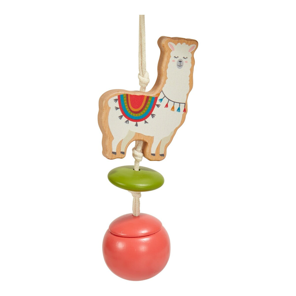 Babygym lama i tre med maracas figur