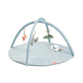 Babygym med lekematte Playground blå forfra