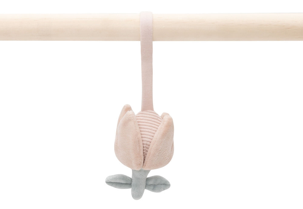 Montert Babygym-leker Lovely Birds med borrelås nærbilde
