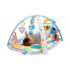 Babygym med aktivitetsteppe 4-i-1 Kickin' Tunes bakside