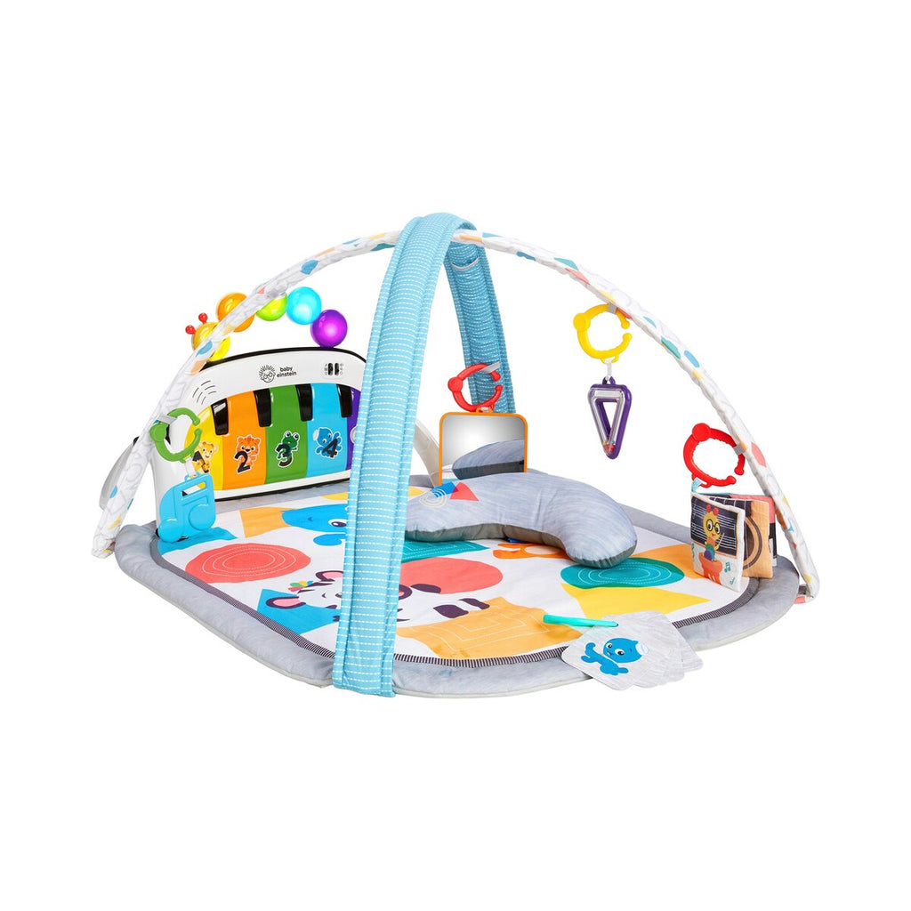 Babygym med aktivitetsteppe 4-i-1 Kickin' Tunes detalj av piano