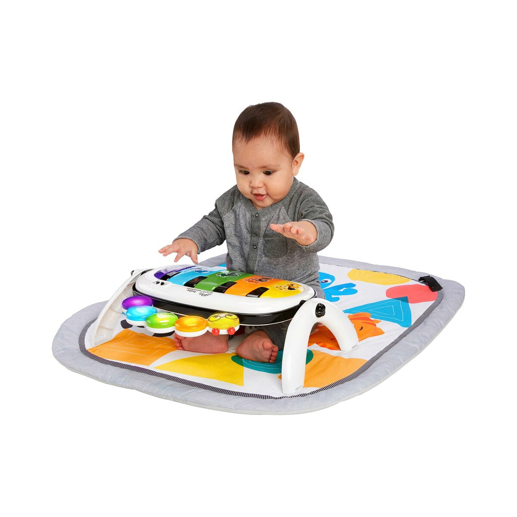 Babygym med aktivitetsteppe 4-i-1 Kickin' Tunes nærbilde av leker