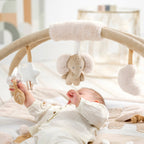 Babygym med krabbematte Flo Ernest Oli med avtagbar lekebue