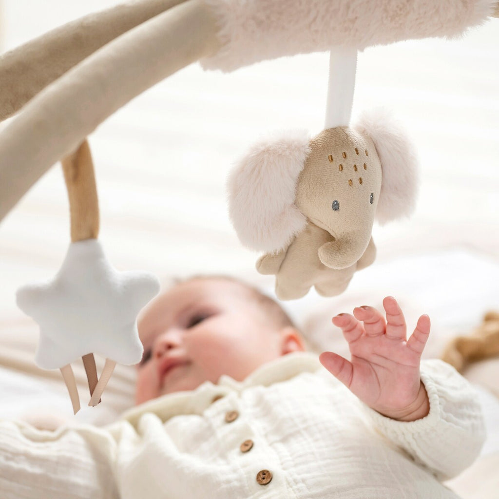 Babygym med krabbematte Flo Ernest Oli baby som leker