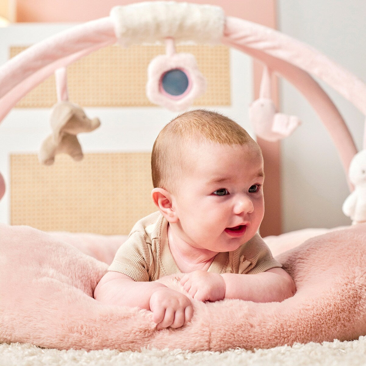 Babygym med krablereir FanFan Ø 90 cm med bitering