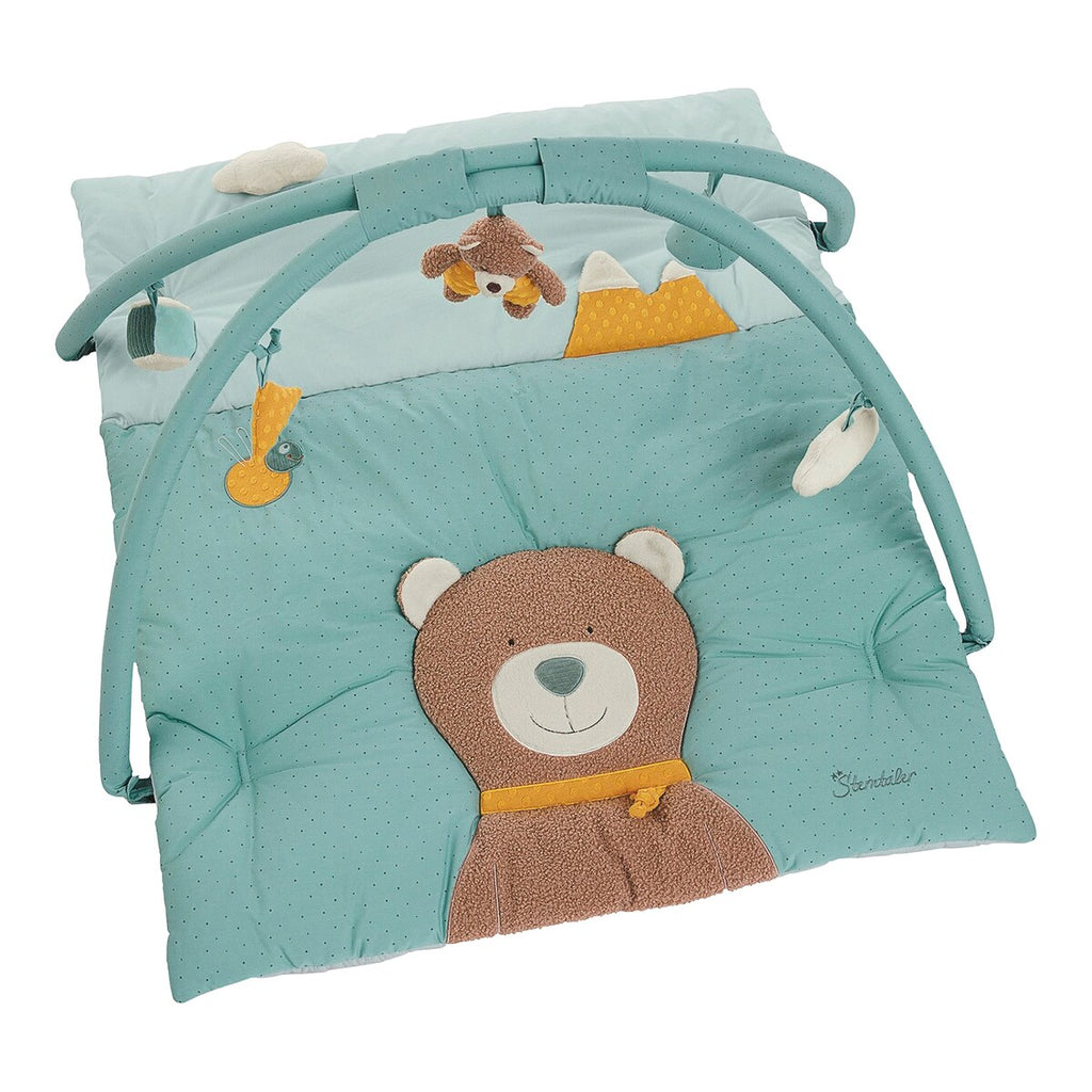 Babygym med teppe Bär Ben detalj av avtakbar figur med rattler