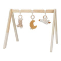 Babygym Newborn Naturals - Little Dutch med myke hengeleker og naturtoner