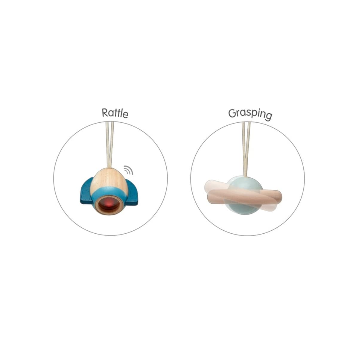 Babygym Orchard i gummitre lekende barn