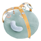 Babygym i tre med lekematte og pute Cozy Spot bæreveske