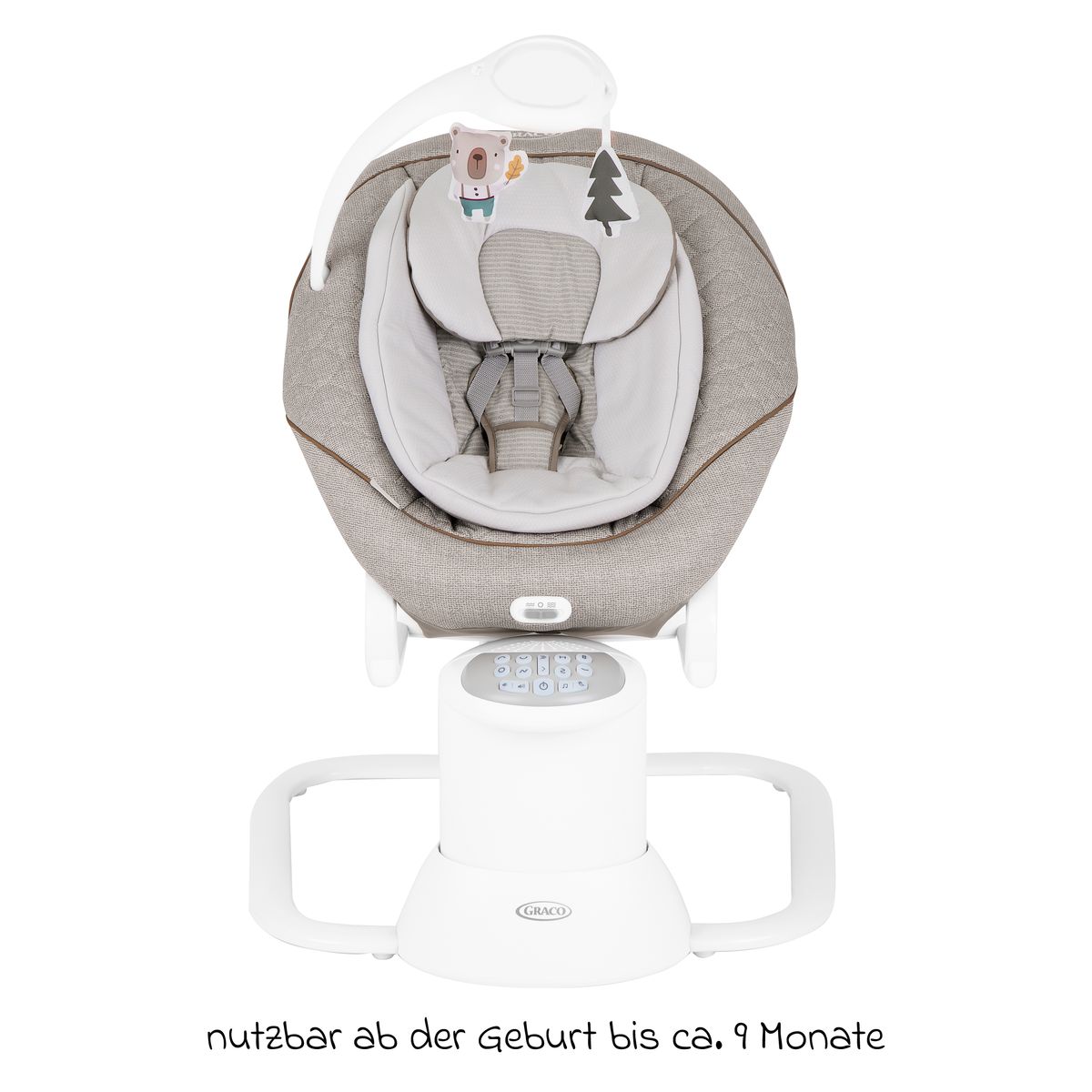 Babygynge 2-i-1 All Ways Soother fra fødsel til 9 mnd - Graco bakside